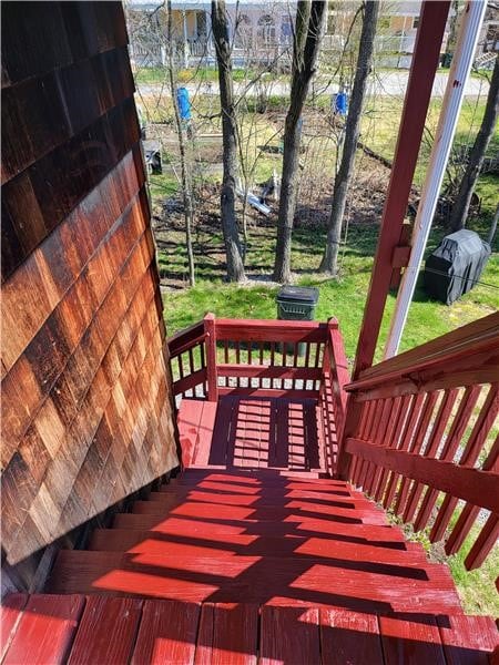 141 Centennial St, Burrillville, RI 02859 - view of wooden deck
