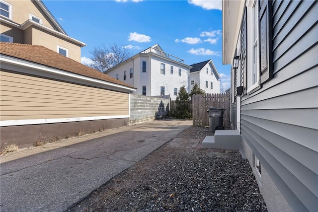 exterior space with a patio area and fence