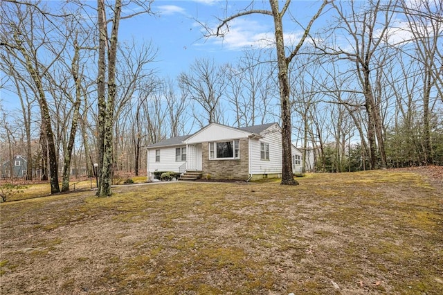 view of front of property