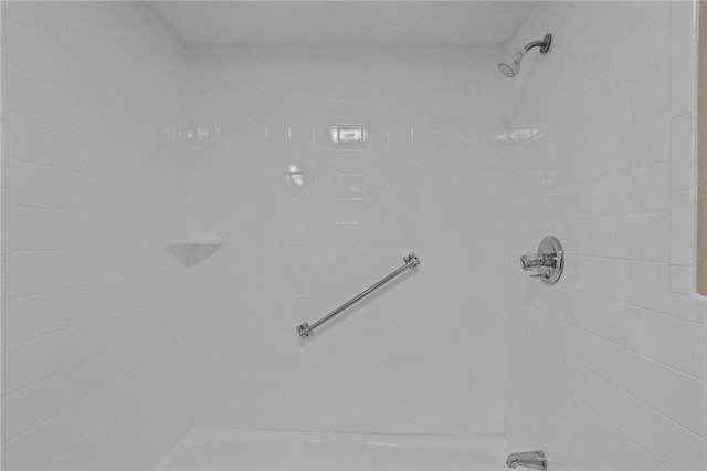 interior details featuring walk in shower