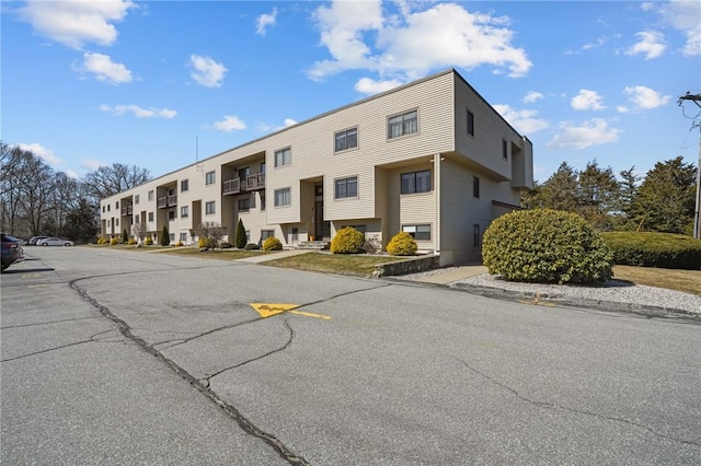 view of property with a residential view