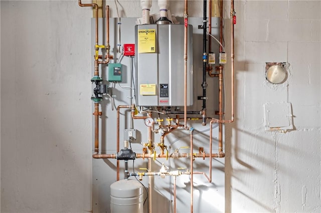 utilities with tankless water heater