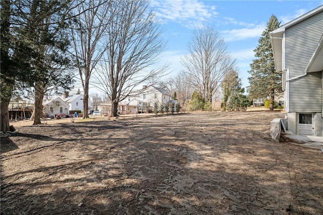 view of yard with a residential view