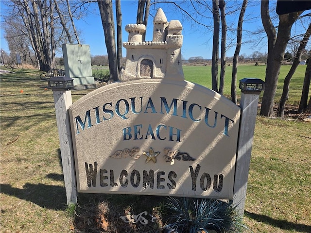 86 Winnapaug Rd, Westerly, RI 02891 - community / neighborhood sign with a lawn