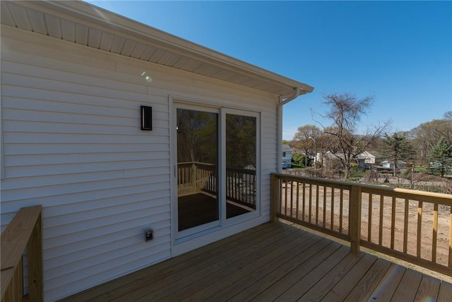view of deck