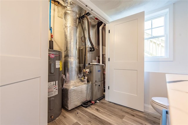 utilities featuring water heater