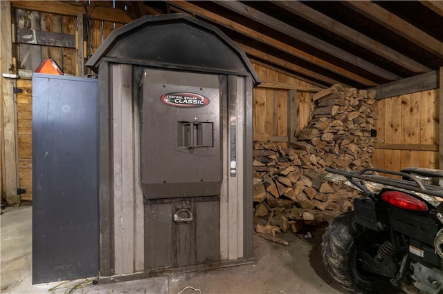 view of utility room