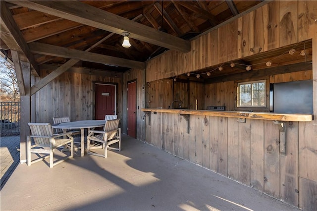 view of patio / terrace with outdoor dining area