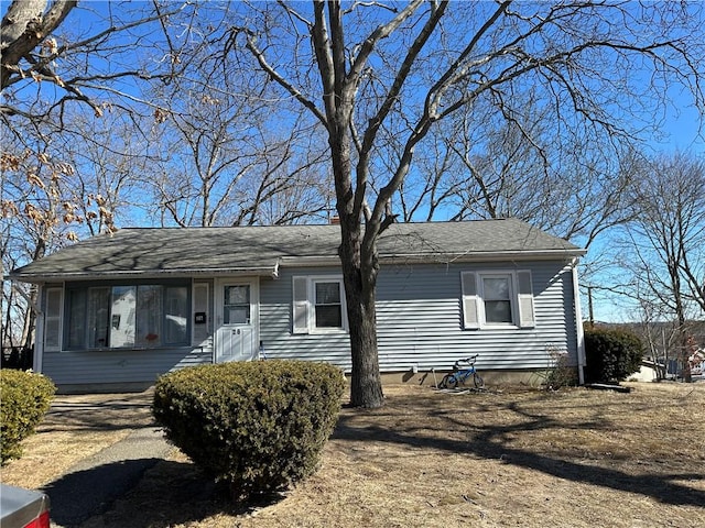 view of ranch-style home