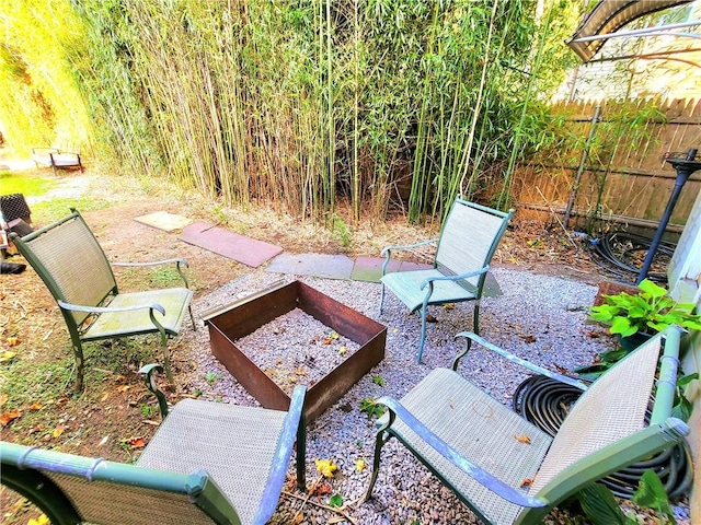 view of patio / terrace with fence