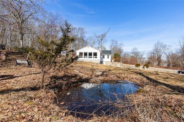 view of back of property