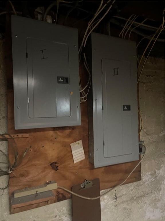 51 Oakland Ave, Cranston, RI 02910 - utility room featuring electric panel