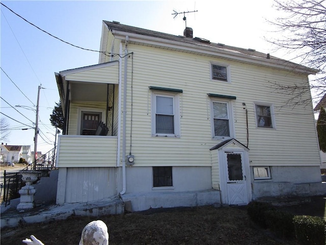 view of rear view of house
