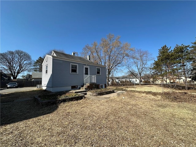 25 N Union St, Lincoln, RI 02865 - back of house with fence