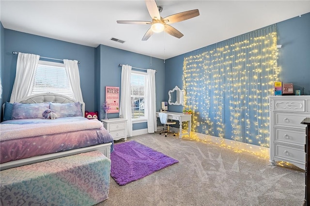 30 Lenihan Ln, East Greenwich, RI 02818 - carpeted bedroom featuring a desk, a ceiling fan, and baseboards