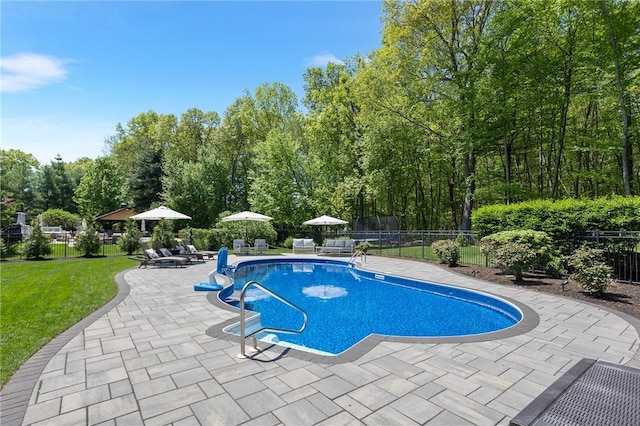 30 Lenihan Ln, East Greenwich, RI 02818 - view of swimming pool featuring a patio area