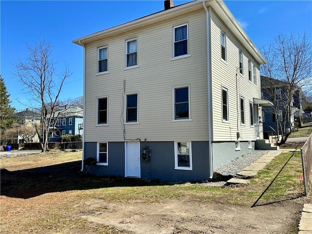 view of rear view of property
