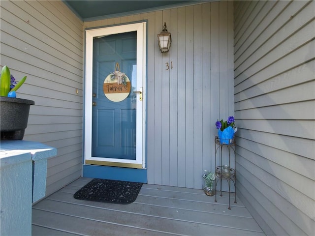 view of entrance to property