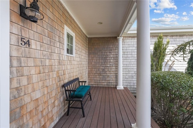 view of deck