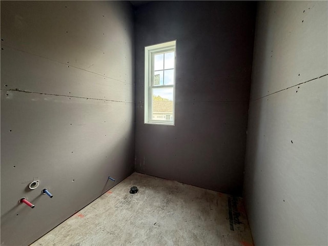 view of spare room