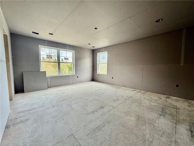 view of empty room
