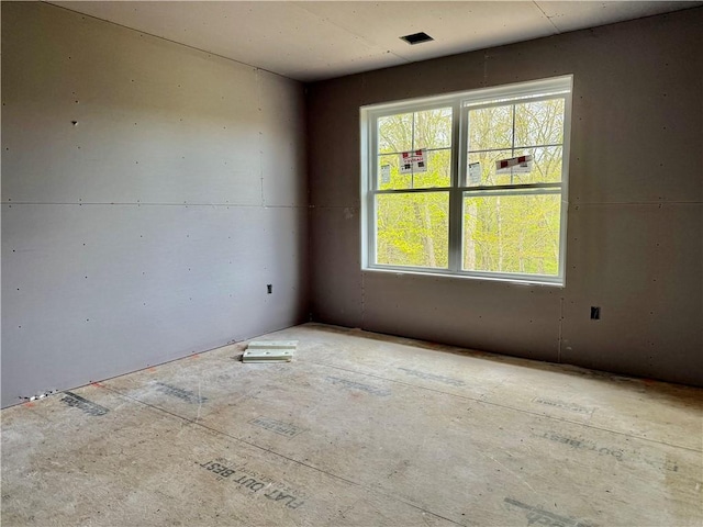 empty room featuring a wealth of natural light