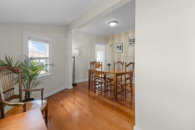 23 Smith Ave Unit 2, Newport, RI 02840 - dining room with baseboards and light wood-style flooring