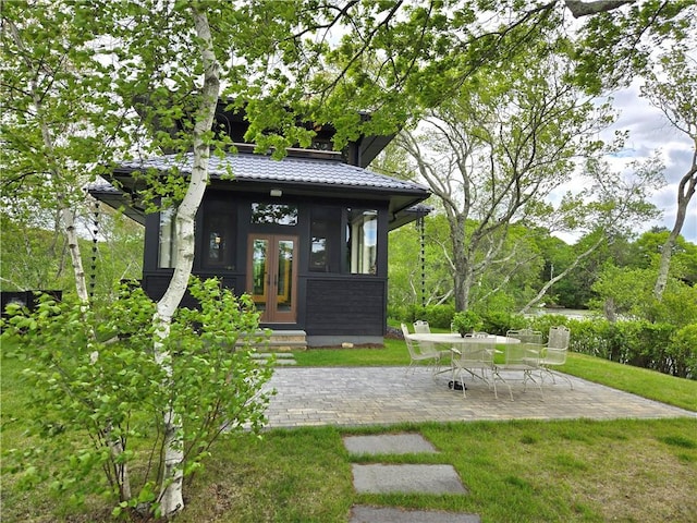 17 Jamaica Way N, Kingstown, RI 02852 - view of outbuilding featuring french doors