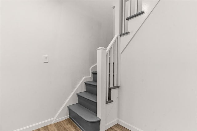 5 Cottage St, Westerly, RI 02891 - stairway featuring baseboards and wood finished floors
