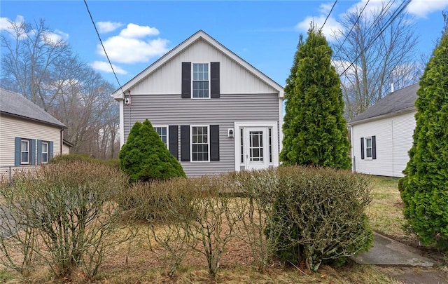 5 Cottage St, Westerly, RI 02891 - rear view of property featuring board and batten siding