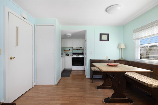 27 Woodward Rd, Lincoln, RI 02865 - dining room featuring light wood finished floors and breakfast area