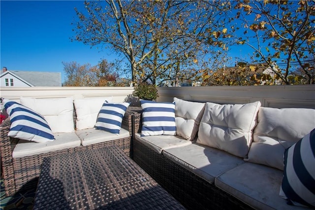 186 Camp St Unit 5, Providence, RI 02906 - wooden terrace with an outdoor hangout area