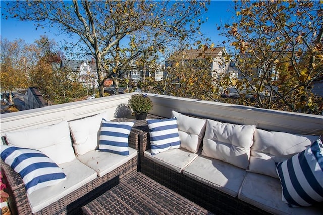 186 Camp St Unit 5, Providence, RI 02906 - wooden deck featuring an outdoor living space