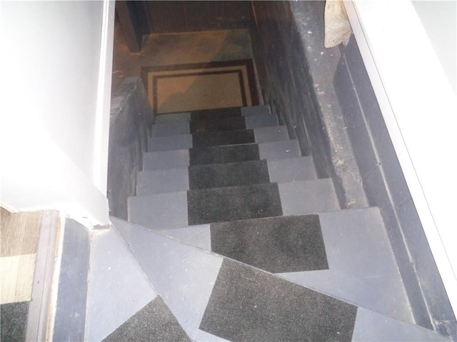 view of staircase