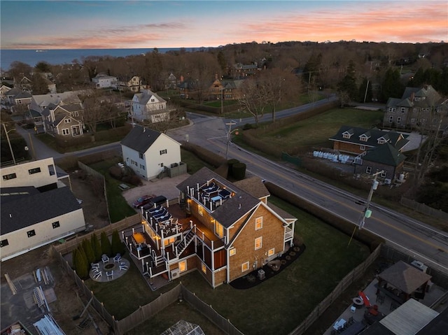 drone / aerial view