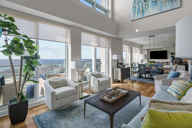 1 Tower Dr Unit 1203, Portsmouth, RI 02871 - living room featuring light wood-type flooring