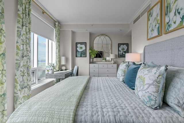 1 Tower Dr Unit 1203, Portsmouth, RI 02871 - bedroom featuring ornamental molding and visible vents