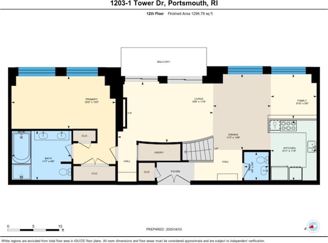 1 Tower Dr Unit 1203, Portsmouth, RI 02871 - floor plan