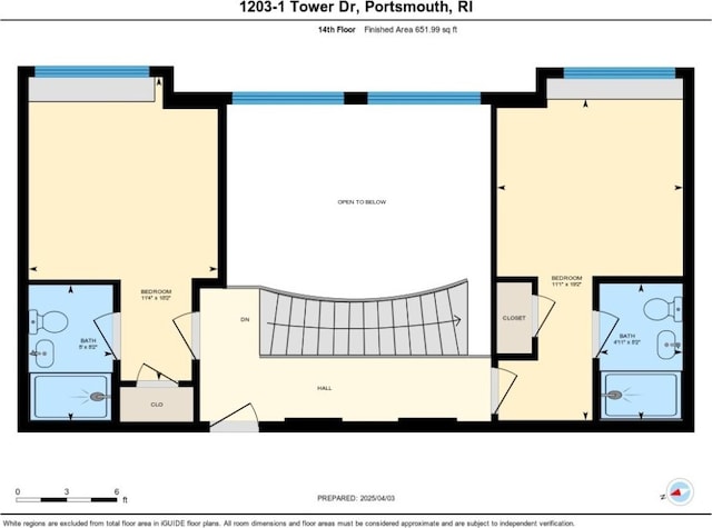 1 Tower Dr Unit 1203, Portsmouth, RI 02871 - floor plan