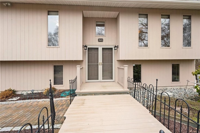 exterior space with fence