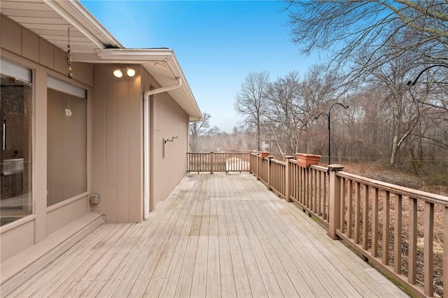 view of deck