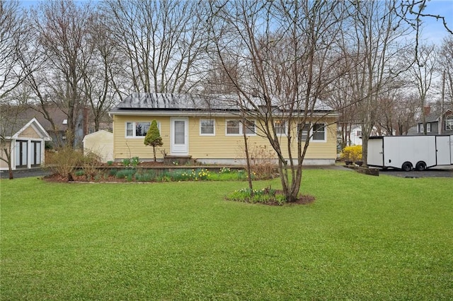 1737 Wampanoag Trl, Barrington, RI 02806 - ranch-style home featuring a front lawn