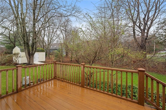1737 Wampanoag Trl, Barrington, RI 02806 - view of wooden deck