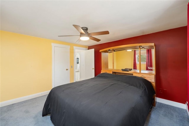 1737 Wampanoag Trl, Barrington, RI 02806 - carpeted bedroom featuring baseboards and a ceiling fan