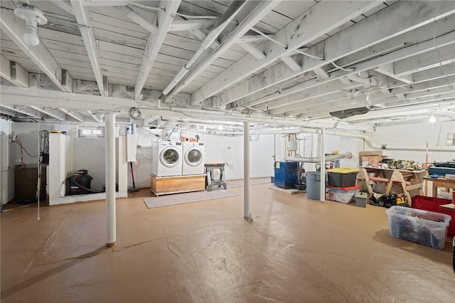 1737 Wampanoag Trl, Barrington, RI 02806 - basement with washer and dryer