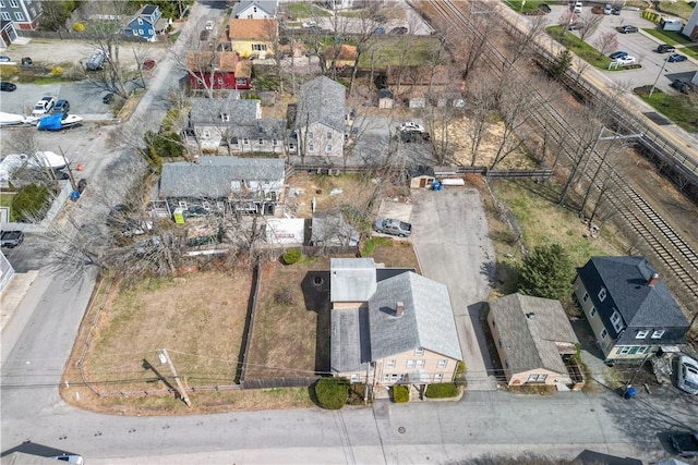 bird's eye view featuring a residential view