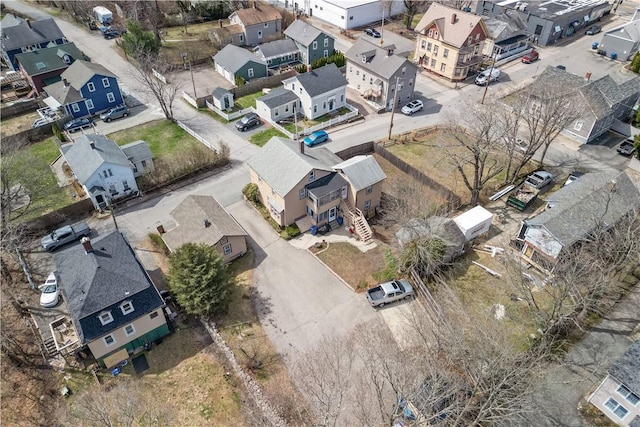 bird's eye view featuring a residential view