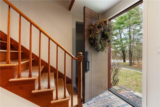view of staircase