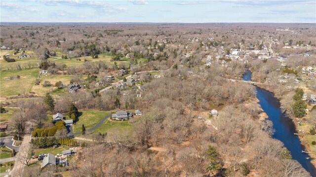 200 Pond St, South Kingstown, RI 02879 - drone / aerial view with a water view