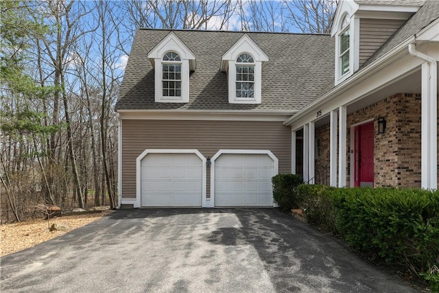 exterior space featuring driveway